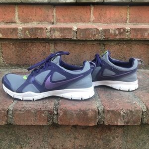 Nike trainers - purple, gray,  green